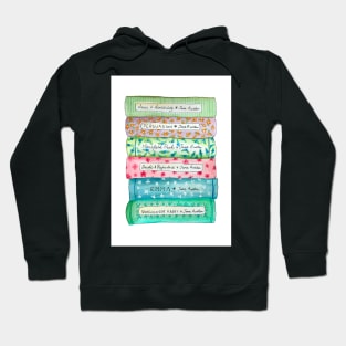 Jane Austen Book Collection Hoodie